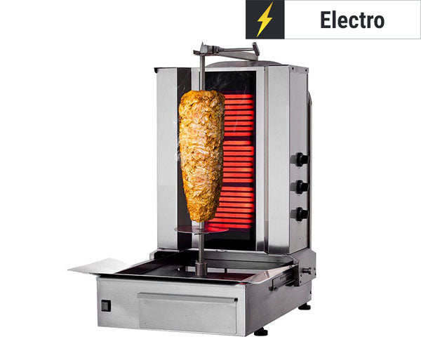 Електрически скари за кебап - двигател по-долу