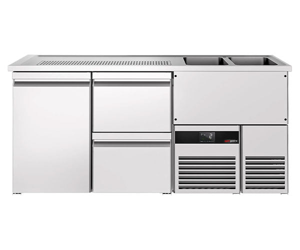 Рафт/бар за бира BF неръждаема стомана - 1,9m