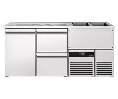 Рафт/бар за бира BF неръждаема стомана - 1,9m