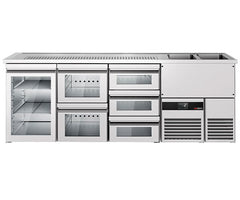 Рафт/бар за бира BF стъкло - 2,5 m