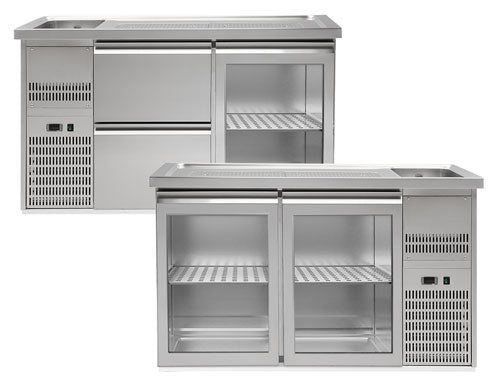 Рафт/бар за бира BA стъкло - 1,5 m