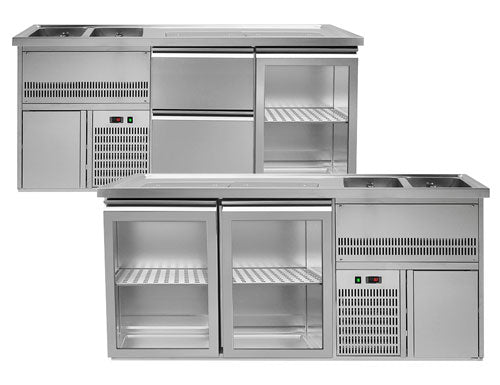 Рафт/бар за бира BA стъкло - 1,9 m