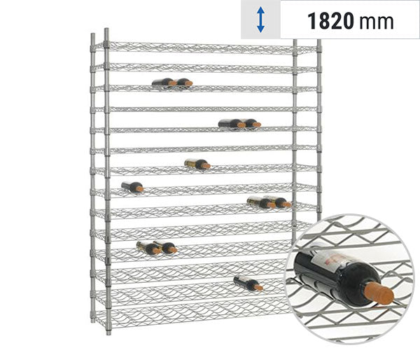 Стойки за вино - хромирани