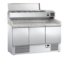 Маси за охлаждане на пица с горна витрина