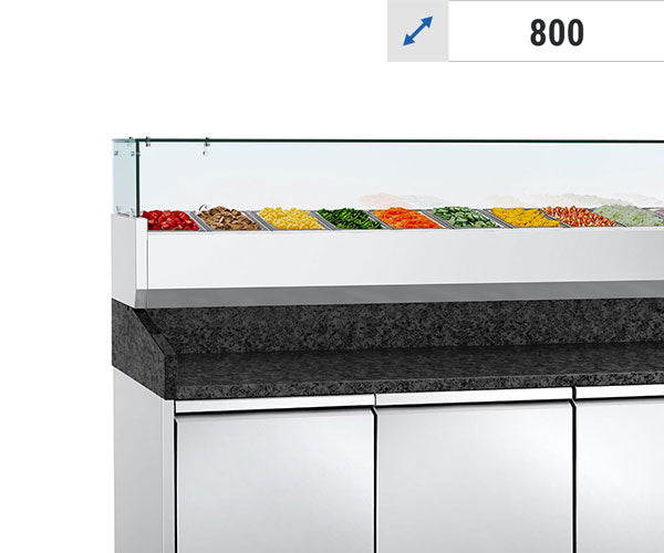 С хладилна витрина - стъкло