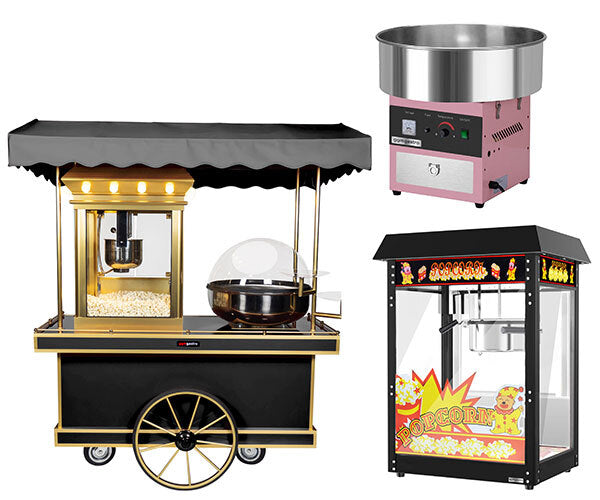 Пуканки и захарен памук