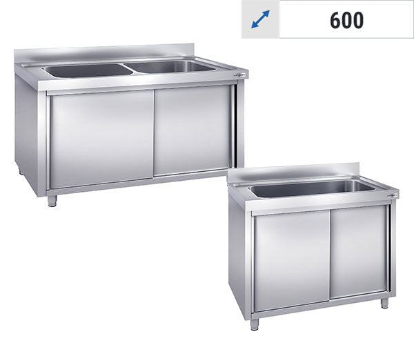 Шкафове за мивки за саксии 600 дълбоки