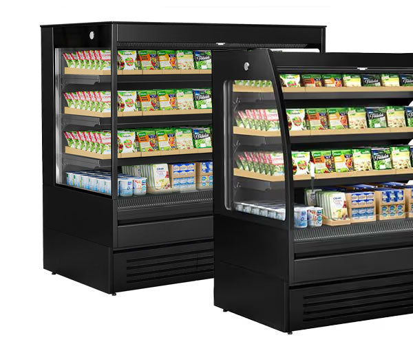 Стенни хладилни рафтове - отворени - кръгли