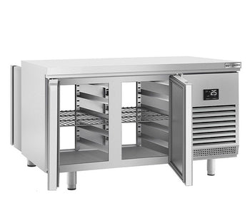 Хладилни щандове и фризерни щандове за хлебопекарни с преминаване