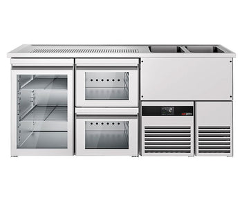 Рафт/бар за бира BF стъкло - 1,9 m