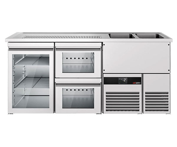 Рафт/бар за бира BF стъкло - 1,9 m