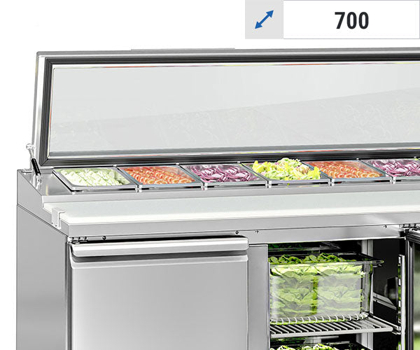 Салатиери със стъклен капак