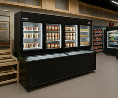 Стенни рафтове за фризери с фризерни острови - DIMA