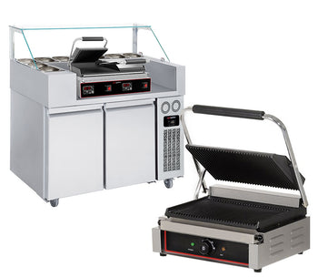 Подготвителни станции с контактни грилове