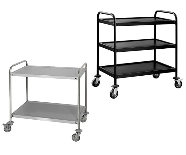 Колички за сервиране от неръждаема стомана