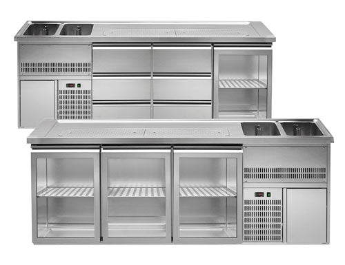 Рафт/бар за бира BA стъкло - 2,5 m