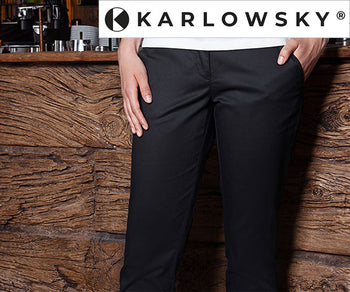 KARLOWSKY | Дамски панталон Чино Черен