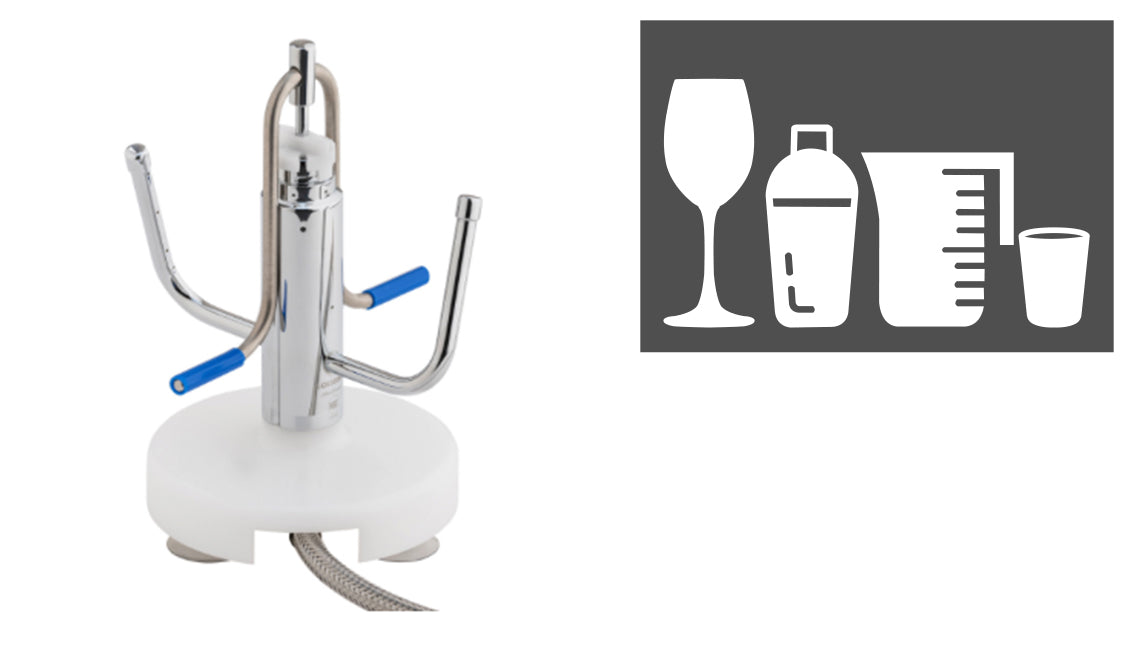 Лъжичка за сладолед/поднос/стъклени душове