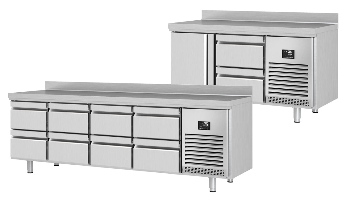 Охлаждащи маси с 1/2 чекмеджета