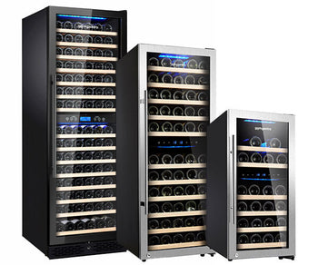 Охладители за вино ERM - с 2 климатични зони