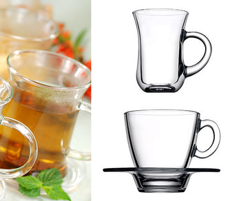 Чаши за чай и чинийки