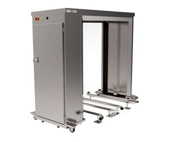 Система за дезинфекция на колички за пазаруване