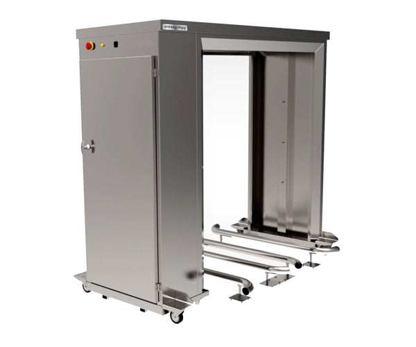 Система за дезинфекция на колички за пазаруване