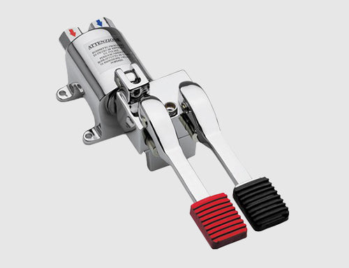 Смесител с крачно управление