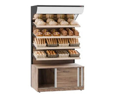 Витрина за хляб с рафтове