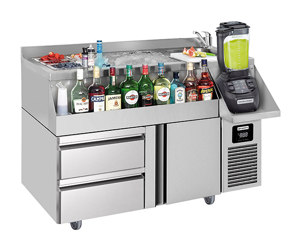 Мобилни маси за охлаждане на барове и напитки