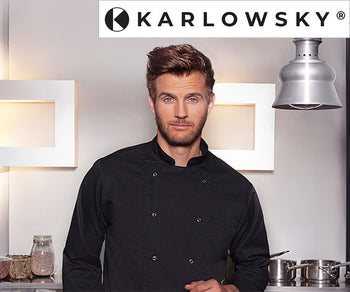 KARLOWSKY | Основни якета за готвачи с пресовани шипове