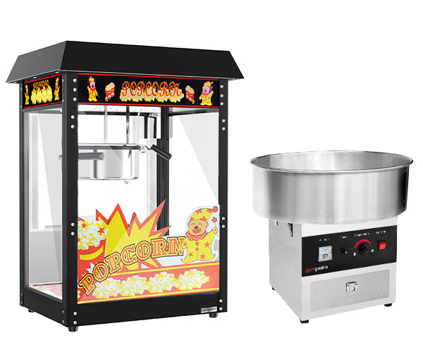 Пуканки и захарен памук