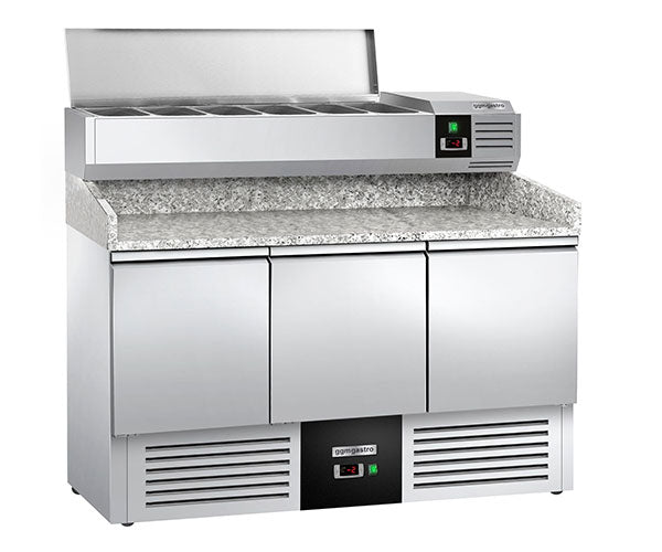 Маси за охлаждане на пица с горна витрина