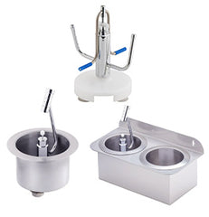 Лопатка за лед / контейнер и стъклени душове