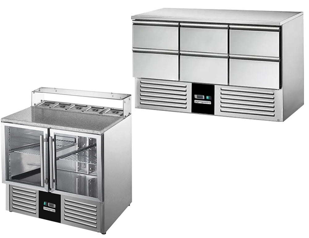 Салатиери и охлаждащи маси