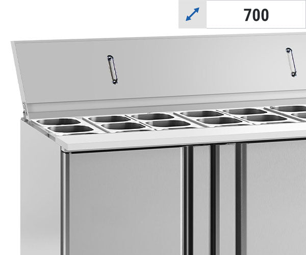 Салатиери с капак от неръждаема стомана