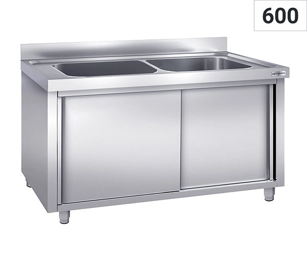 Дълбочина на шкафовете за мивки 600