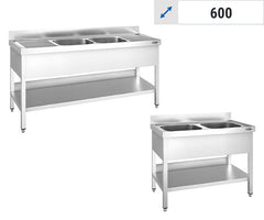 Мивки 2 мивки 600 център