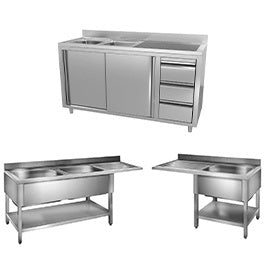 Маси за мивки и шкафове за мивки