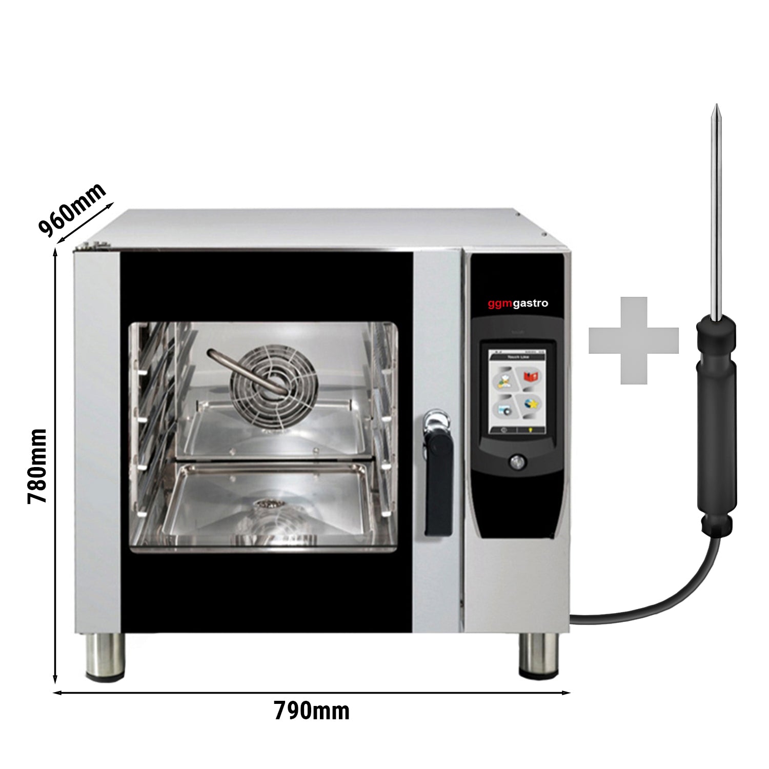 Digital convection oven - 5x GN 1/1 - incl. self-cleaning function