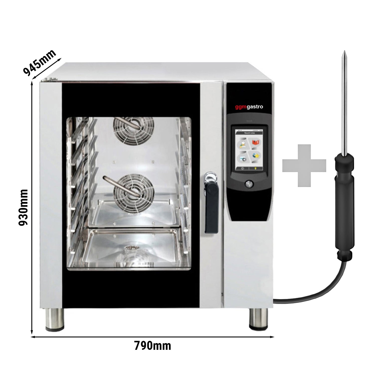Digital convection oven - 7x GN 1/1 - incl. self-cleaning function