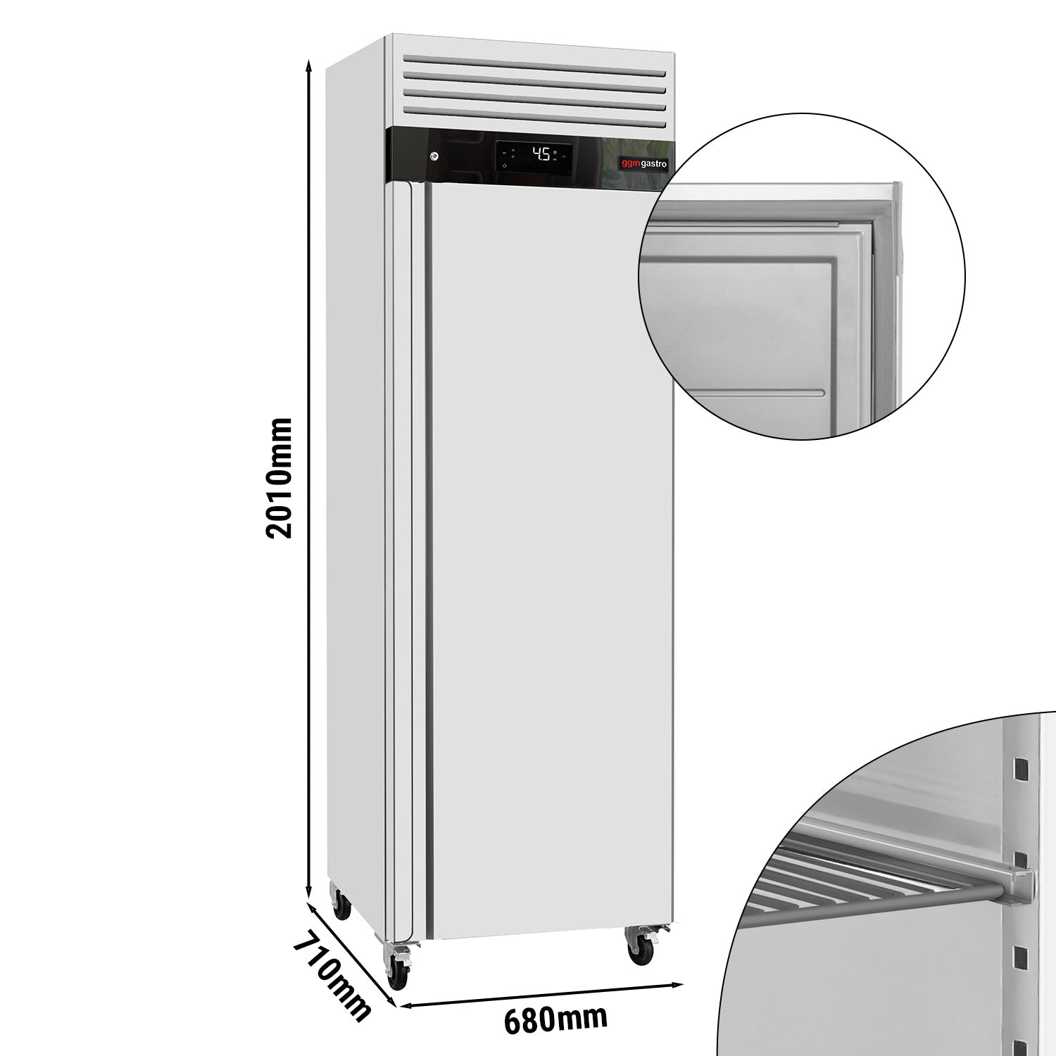 Refrigerator ECO - 0.68 x 0.71 m - 452 liters - with 1 door
