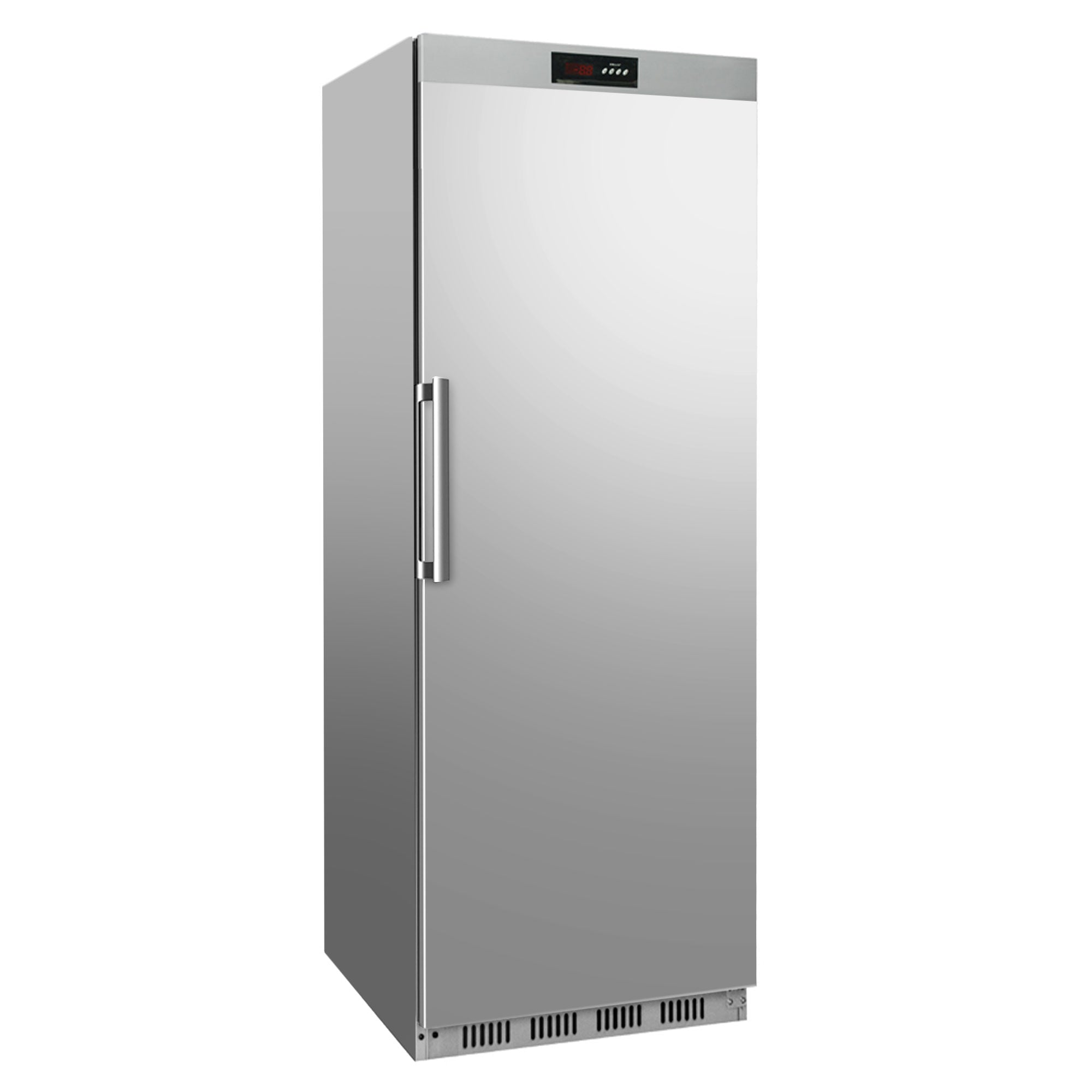 Stainless steel refrigerator - 400 liters - with 1 door
