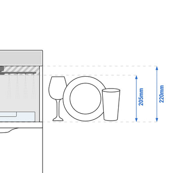 glasswasher_dish_height_205_drawing