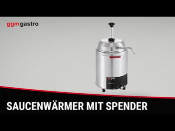 Професионален Отопляем диспенсър за сосове - 550W - 4.4L - вкл. вложка