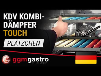 Професионален Електрически Пароконвектомат Компактен - Сензорен - 7x GN 1/1 - вкл. температурна сондa & автоматично измиване