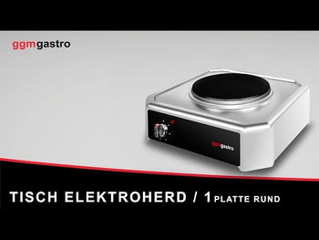 Настолен електрически котлон - 2,0kW - 1 чугунени плочи Ø225mm