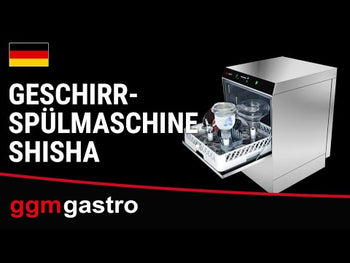 Професионална съдомиялна машина - двустенна конструкция SHISHA - Електронно управление - 4,9kW - с дозиращи помпи за миещ, изплакващ и алкален препарат (луга)