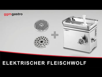 Професионална електрическа месомелачка 22 - 350кг/ч - 1,1kW - Решетка 4,5mm - с охладена глава