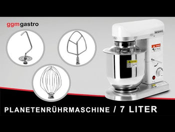 Професионален Настолен Планетарен миксер - 7l - 500W - с 3 бъркалки